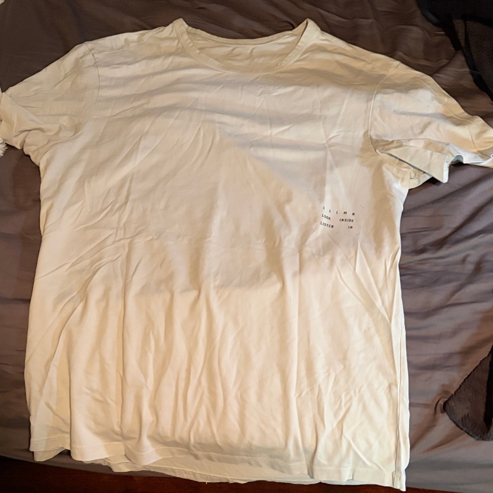 lululemon athletica Cream Short Sleeve Tee
